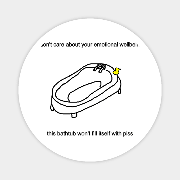 Bath time Magnet by BeatMyMeatToLilPeep